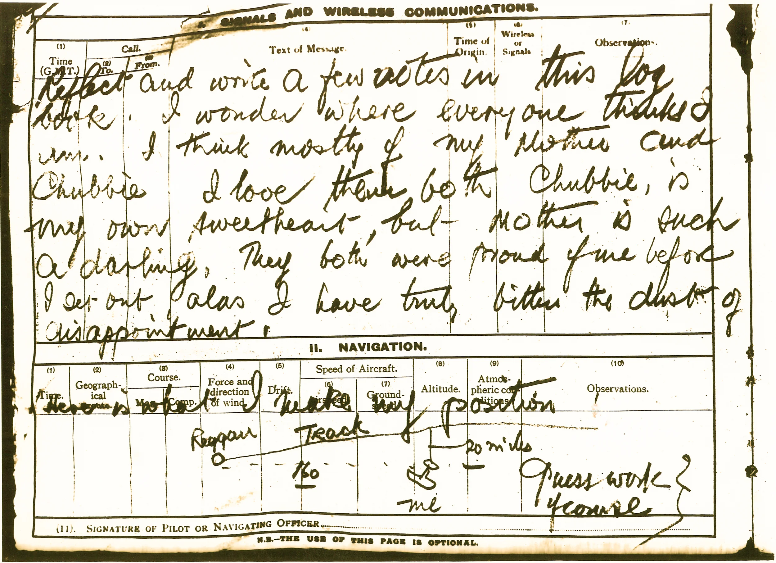 Diary page