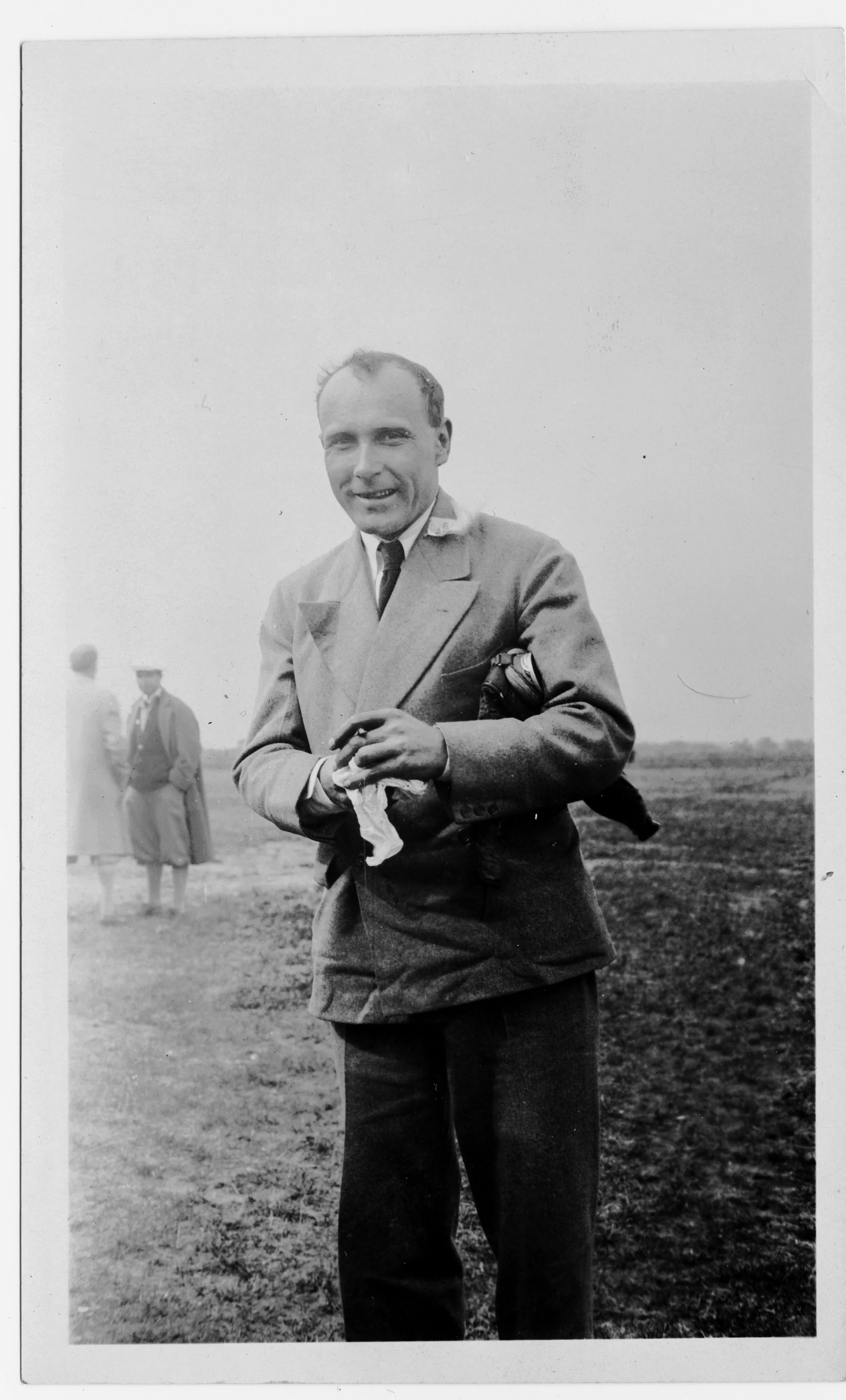 Bill just after landing in Canada