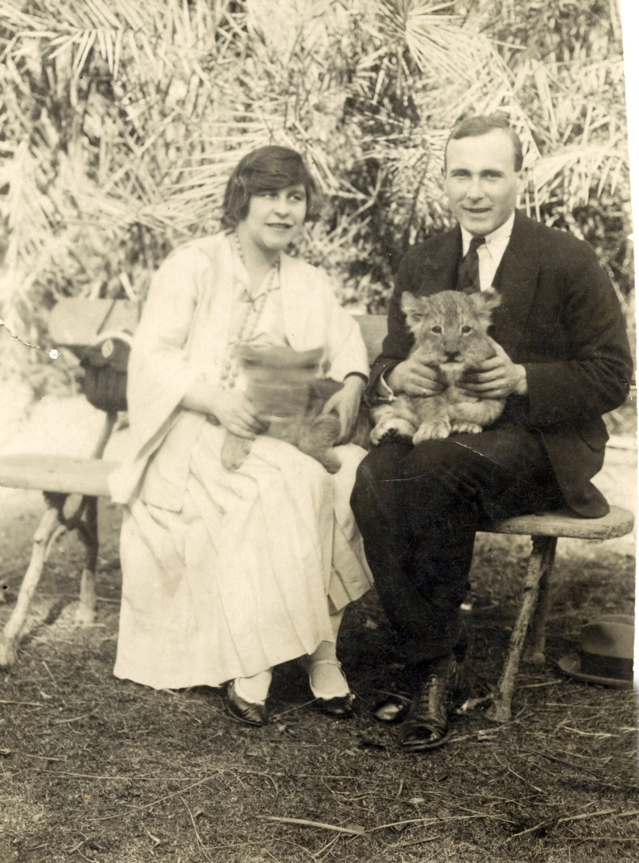 Kiki and Bill Lancaster in India