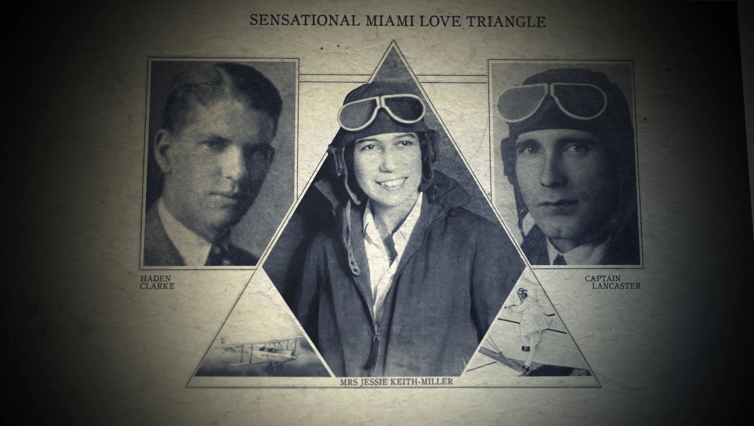 The love triangle, Miami 1932