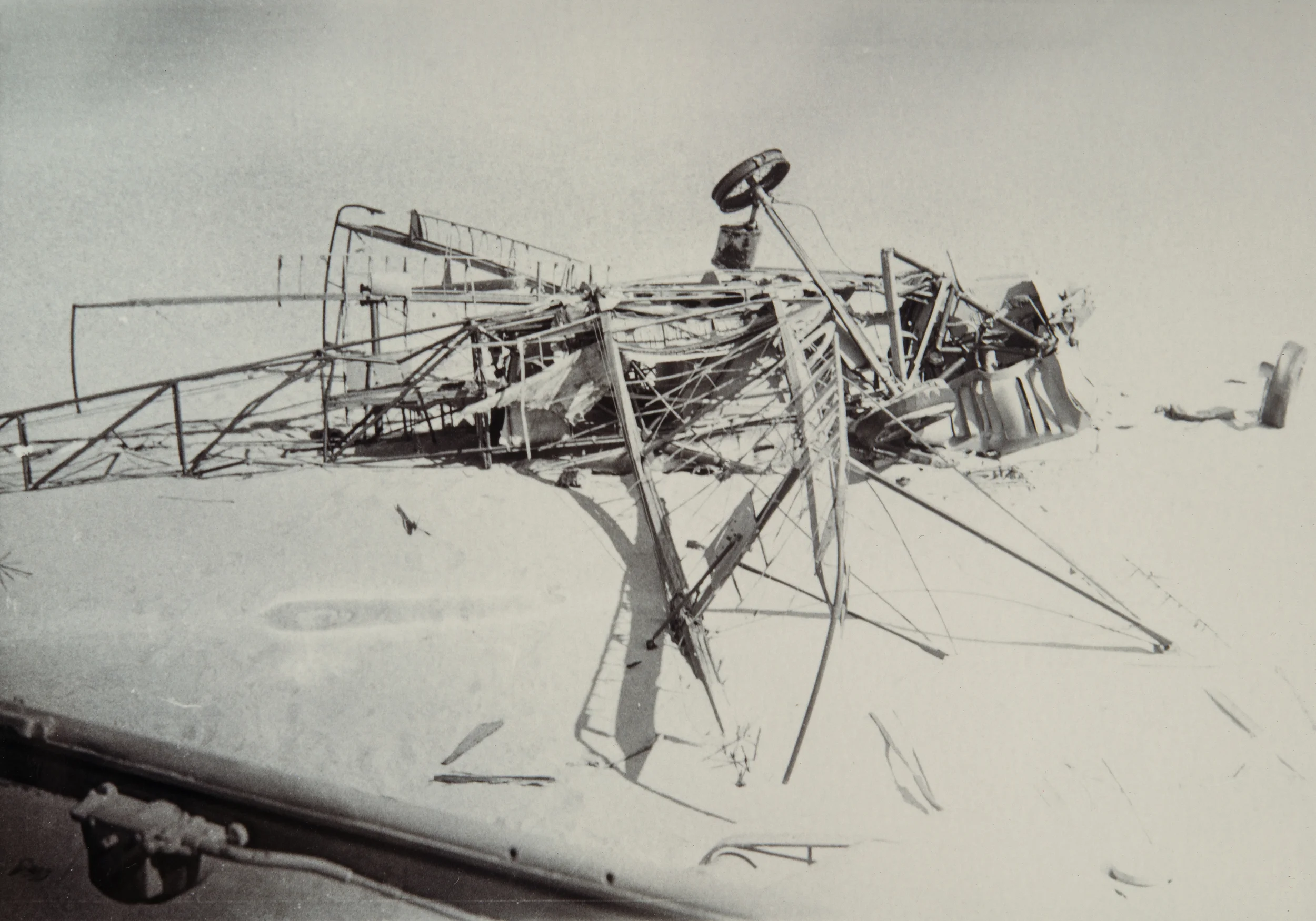 Wreckage of the Southern Cross Minor in Algeria